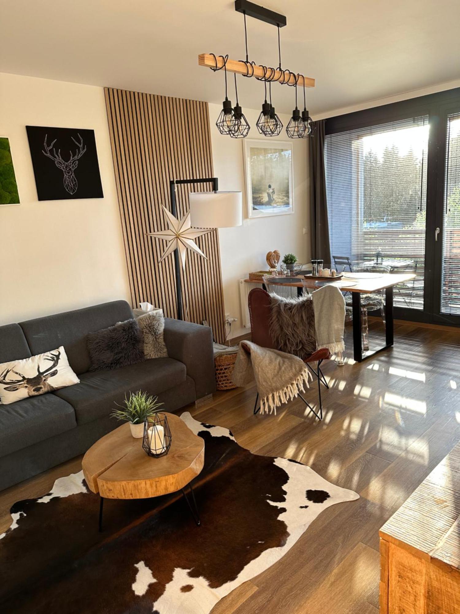 U Jelena Harrachov - Rodinny Apartman U Lesa S Garazi Exterior foto